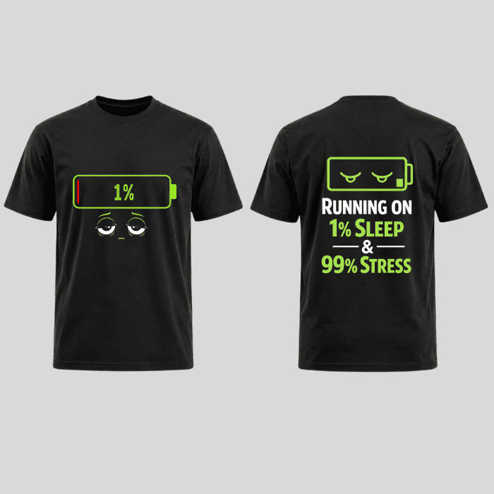 Funny Student Graphic T-Shirt - Premium Cotton
