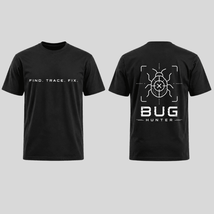 Bug Hunter Graphic T-Shirt –Premium Cotton