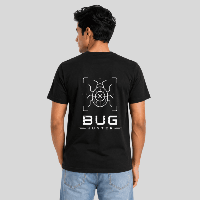 Bug Hunter Graphic T-Shirt –Premium Cotton