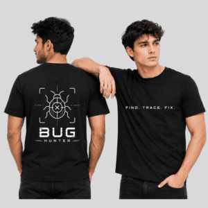 Bug Hunter Graphic T-Shirt –Premium Cotton