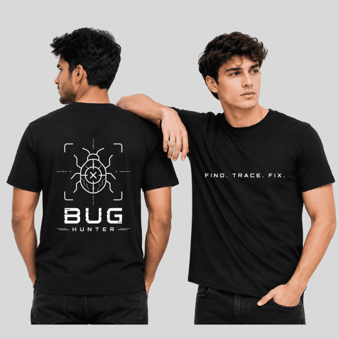 Bug Hunter Graphic T-Shirt –Premium Cotton