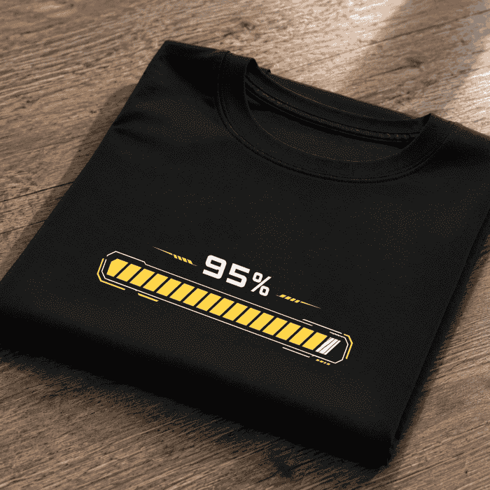 Future Loading 95% Oversized Graphic T-Shirt – Premium Cotton
