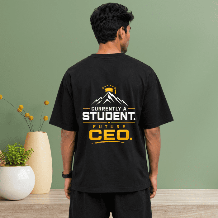 Future CEO Oversized Graphic T-Shirt – Premium Cotton