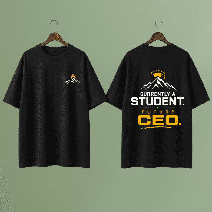 Future CEO Oversized Graphic T-Shirt – Premium Cotton