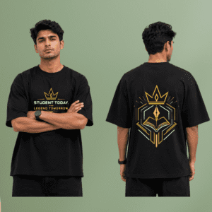 Student Today, Legend Tomorrow Oversized Graphic T-Shirt – Premium Cotton