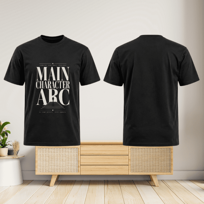 Main Character Graphic T-Shirt – Premium Cotton Oversized  Tee