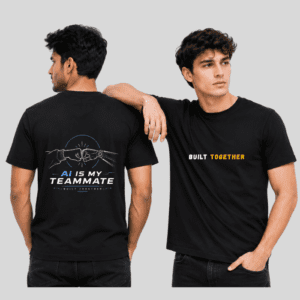 AI Is My Teammate Graphic T-Shirt – Premium Cotton