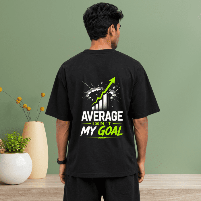 Above Average Graphic T-Shirt – Premium Oversized Cotton Tee
