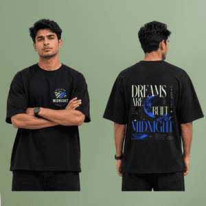 Dreams Are Built At Midnight Graphic T-Shirt – Premium Cotton Oversized Tee