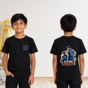 Future Cricketer Kids Premium Cotton Graphic T-Shirt