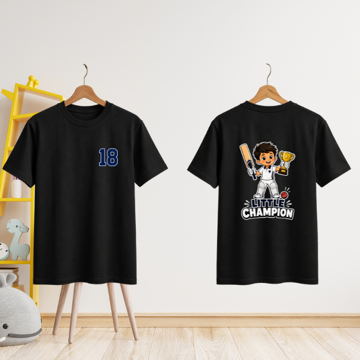 Little Champion Kids Premium Cotton Graphic T-Shirt