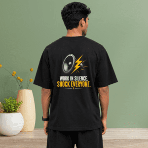 Silent Mode Graphic T-Shirt – Premium Oversized Streetwear Tee