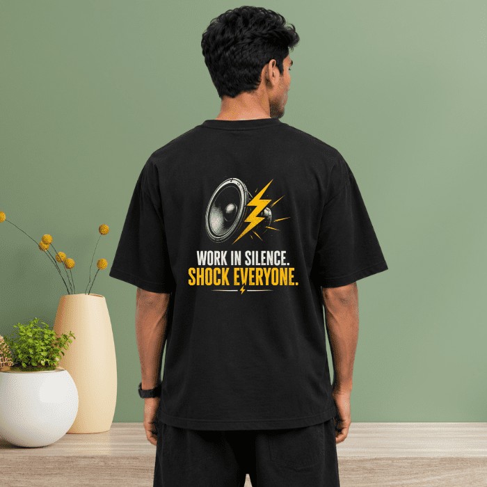 Silent Mode Graphic T-Shirt – Premium Oversized Streetwear Tee
