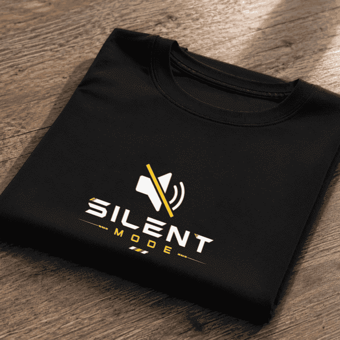 Silent Mode Graphic T-Shirt – Premium Oversized Streetwear Tee