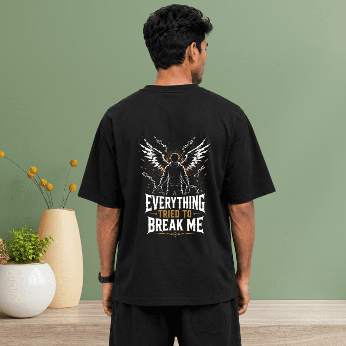 Still Here Graphic T-Shirt – Premium Cotton Oversized Motivation Tee