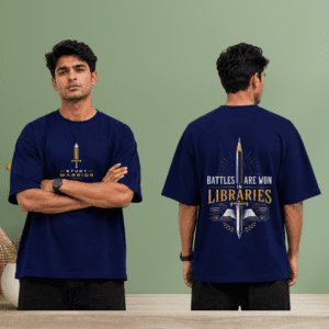Study Warrior Graphic T-Shirt – Premium cotton Oversized Tee